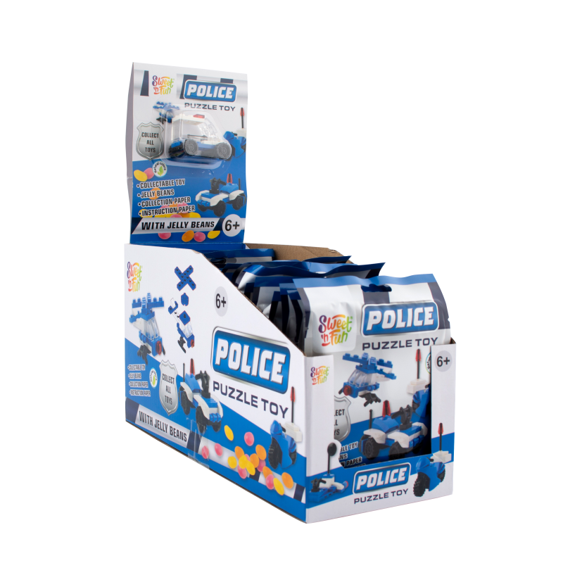 Συναρμολογούμενο αστυνομικό με jelly beans 8g disp.20tmx