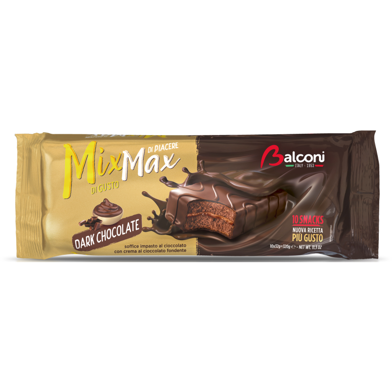 ΜΠΑΡΕΣ ΚΕΙΚ dark chocolate ΕΠΙΚ.320γρ balconi