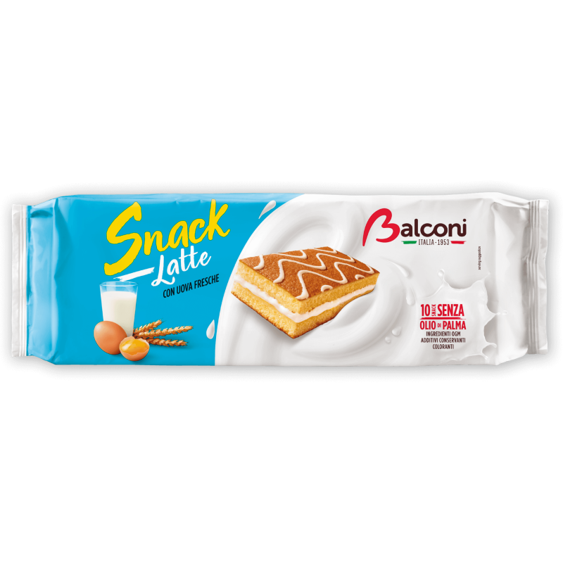 ΜΠΑΡΕΣ ΚΕΙΚ snack latte 280gr balconi