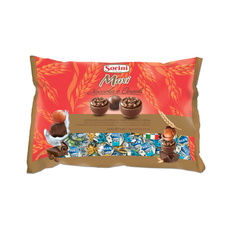 Σοκολατάκια sorini "maxi per te" γάλακτος σακ. 1κιλ.