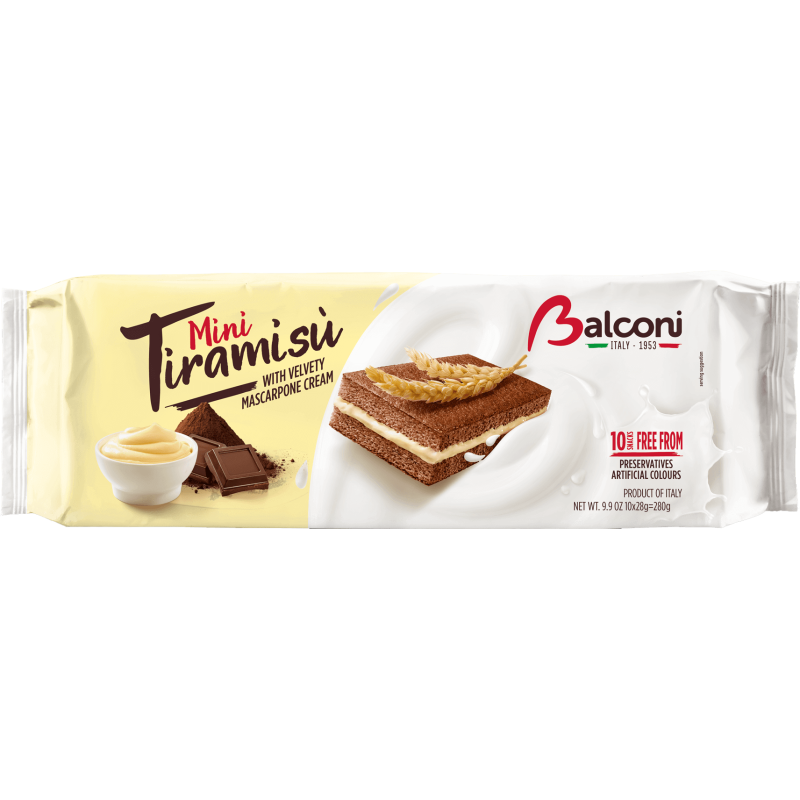 ΜΠΑΡΕΣ ΚΕΙΚ tiΡΑΜΙΣΟΥ dis.10τεμ. 300gr balconi