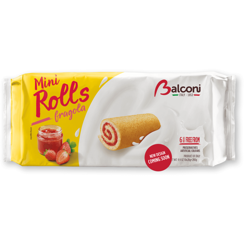 ΚΕΙΚ ΜΙΝΙ rolls ΦΡΑΟΥΛΑ 180gr balconi