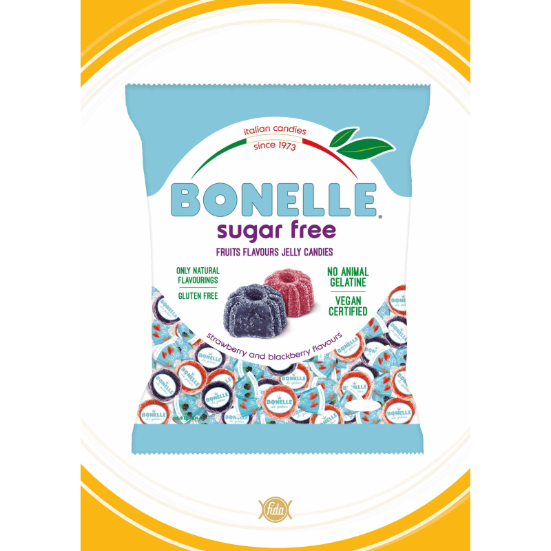 ΚΑΡΑΜ. ΖΕΛΕ bonelle ΧΩΡΙΣ ΖΑΧ. ΦΡΑΟΥΛΑ/ΜΥΡΤΙΛΟ ΣΑΚ.90ΓΡ