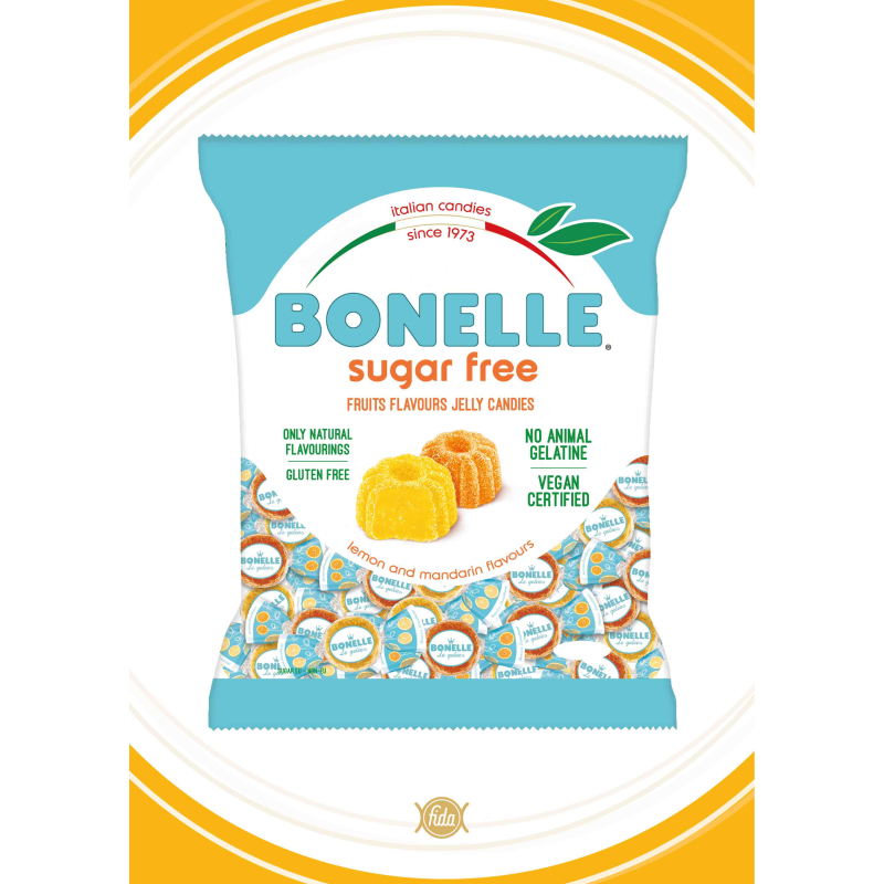 ΚΑΡΑΜ. ΖΕΛΕ bonelle ΧΩΡΙΣ ΖΑΧ. ΜΑΝΤΑΡ/ΛΕΜΟΝΙ ΣΑΚ.90ΓΡ