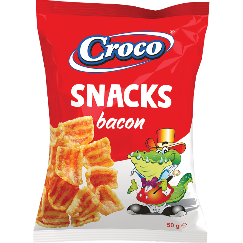 snacks bacon 50gr croco